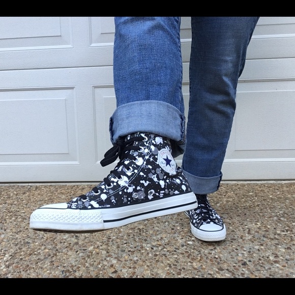 Customized Paint Splatter Pattern Converse - Picture 3 of 10